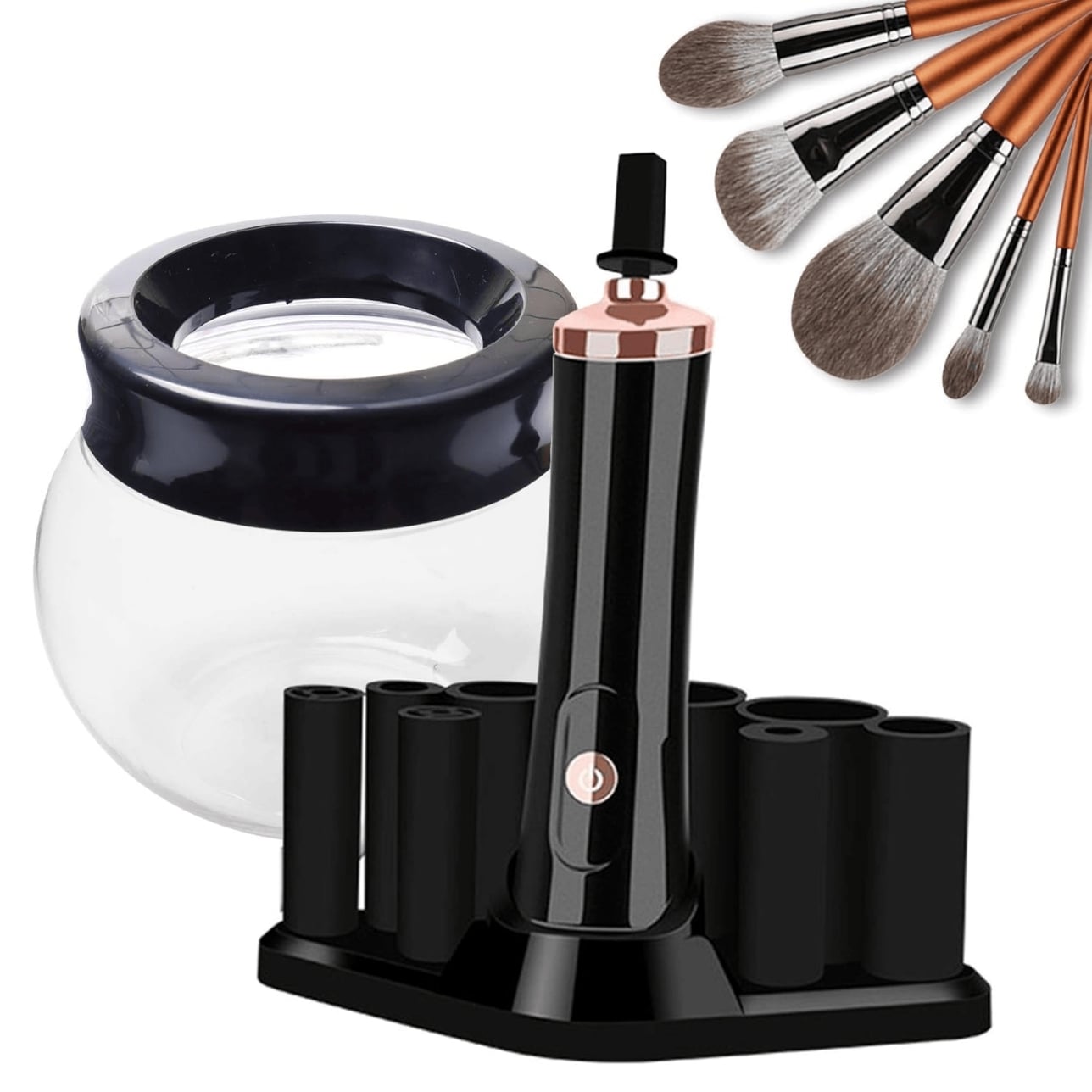 Nettoyeur automatique de pinceaux de maquillage