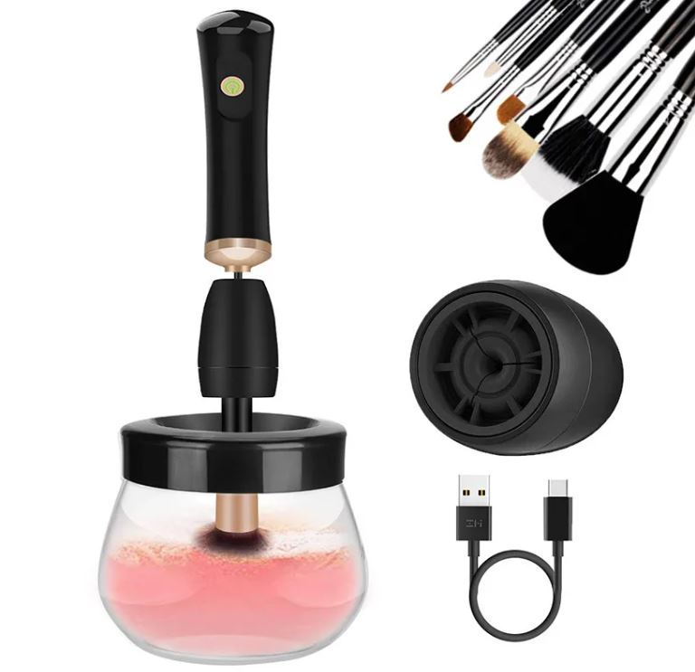 Nettoyeur automatique de pinceaux de maquillage